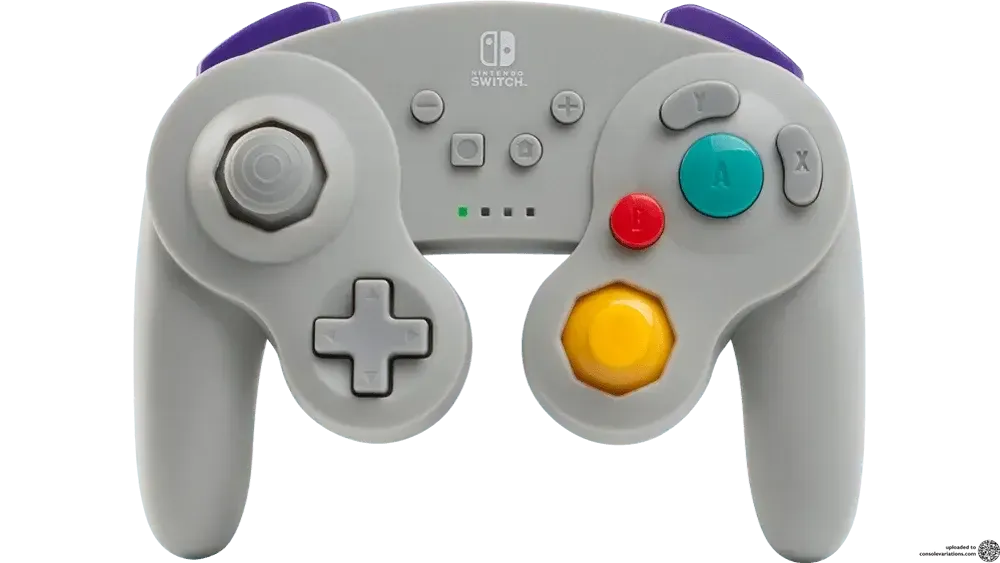 Gray Gamecube Consolevariations - Power A Switch Grey GameCube Wireless Controller ...