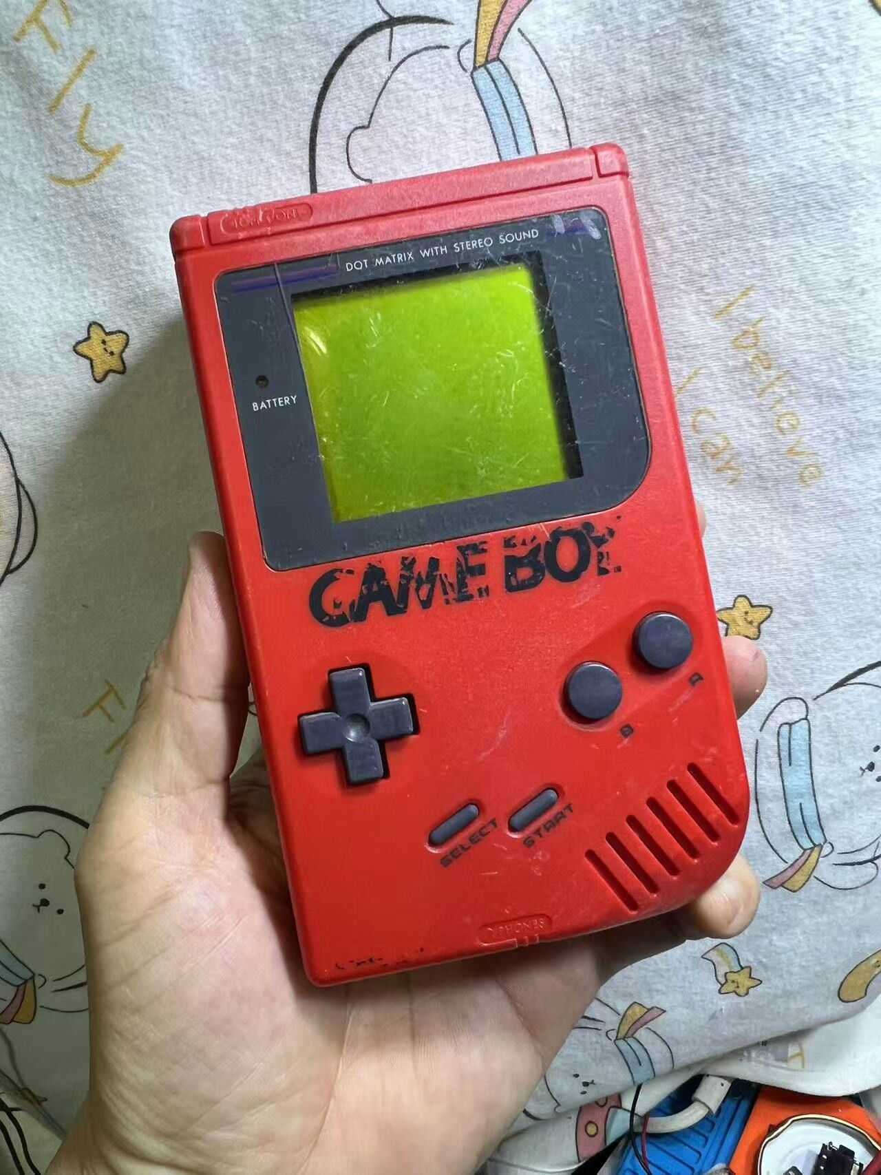 Nintendo Game Boy Red Commercial Console