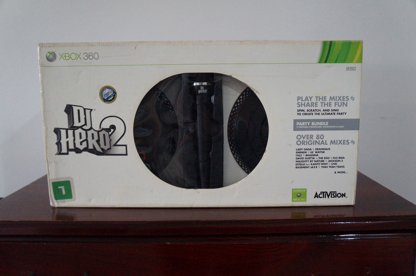 Microsoft Xbox 360 DJ Hero 2 party bundle