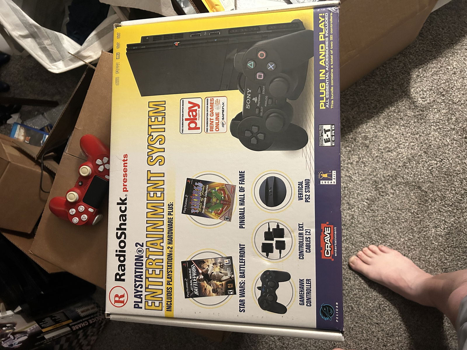  Sony PlayStation 2 Sony Playstation 2 slim radio shack bundle [NA]