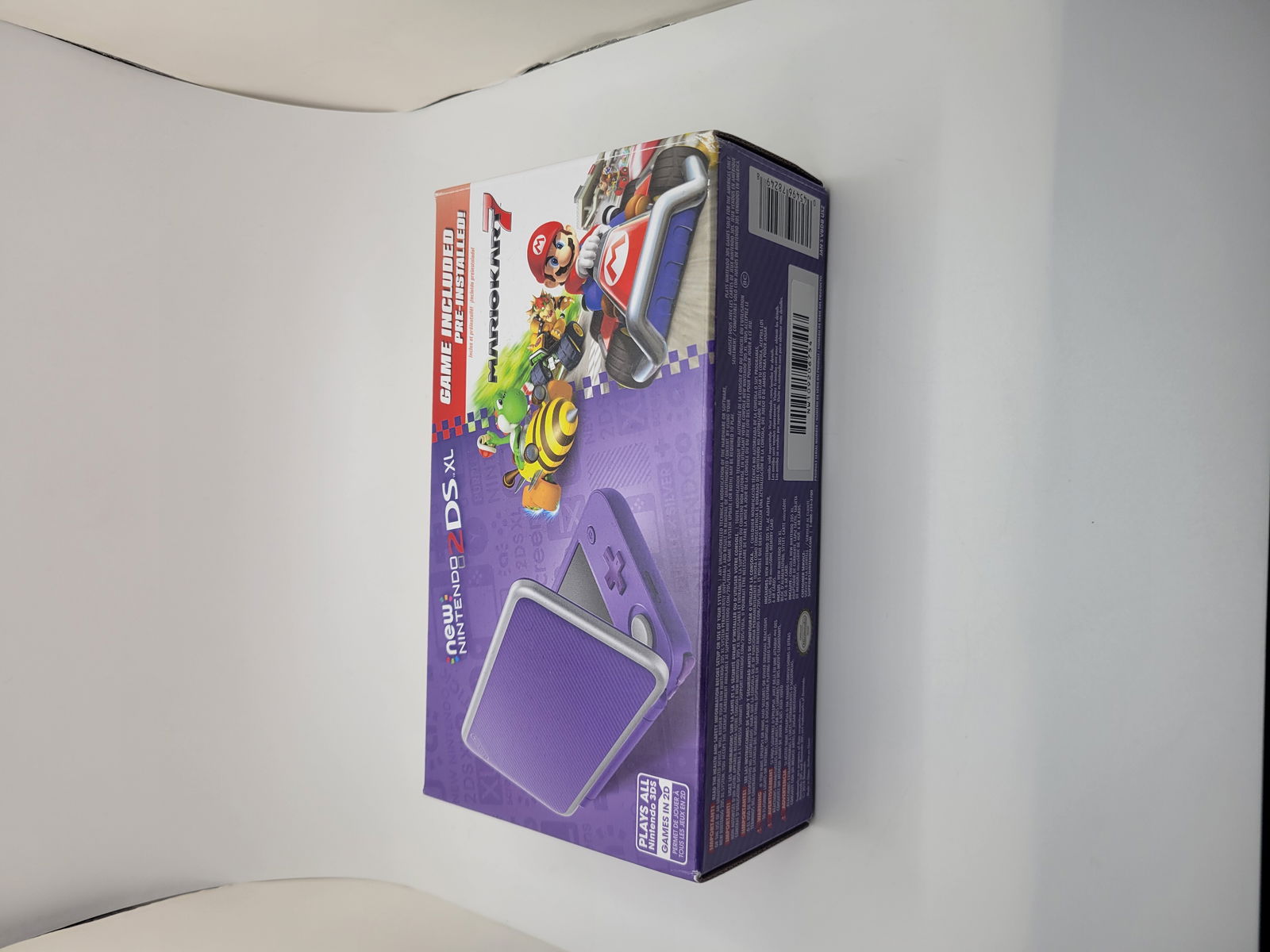New Nintendo 2DS XL Mario Kart 7 Purple &amp; Silver Console