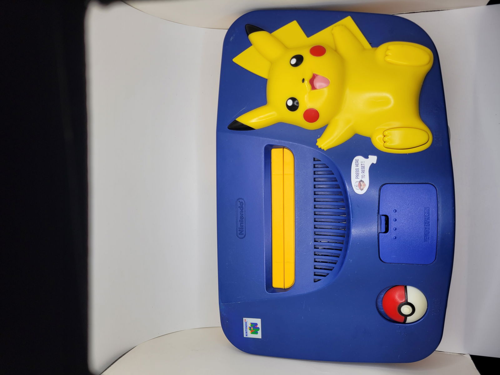 Nintendo 64 Pikachu Light Blue Console