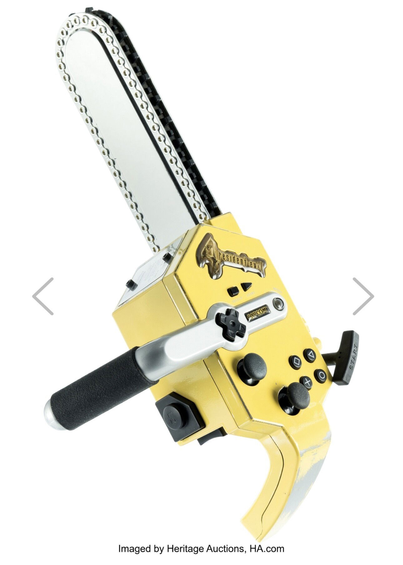  Sony PlayStation 2 Resident Evil 4 Chainsaw Prototype Yellow