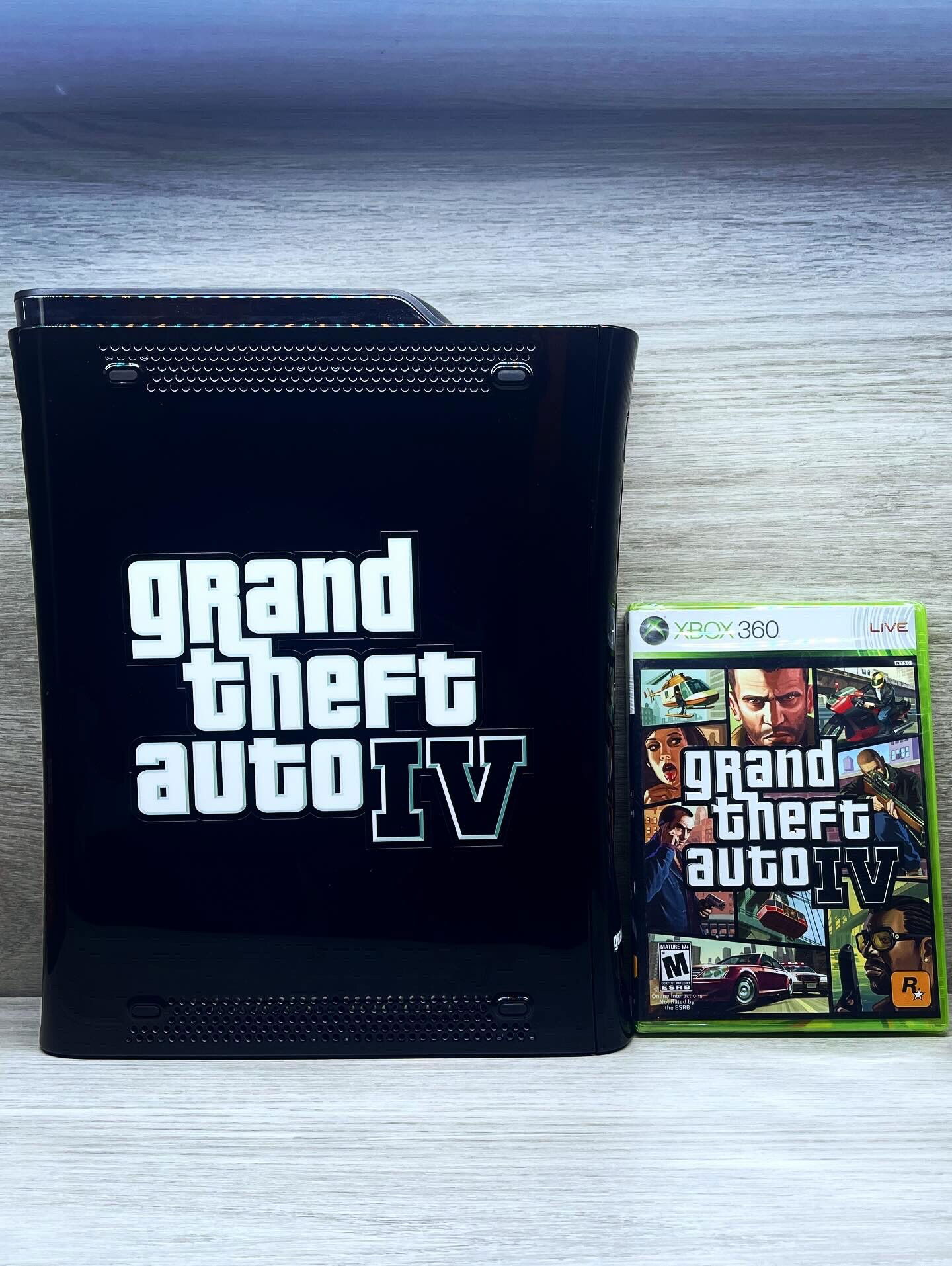 Microsoft Xbox 360 Grand Theft Auto IV Black Console 