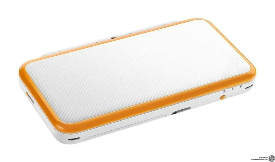 Consolevariations - New Nintendo 2DS XL White & Orange Console