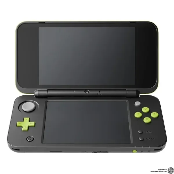 Consolevariations - New Nintendo 2DS LL Black & Lime Console