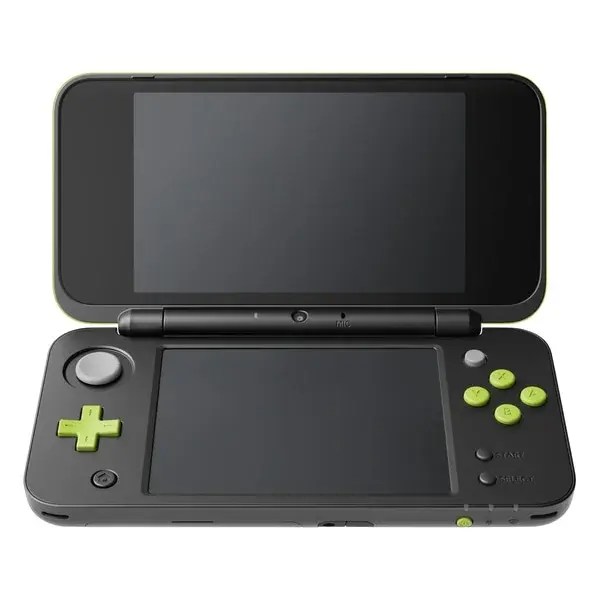 Consolevariations - New Nintendo 2DS LL Black & Lime Console