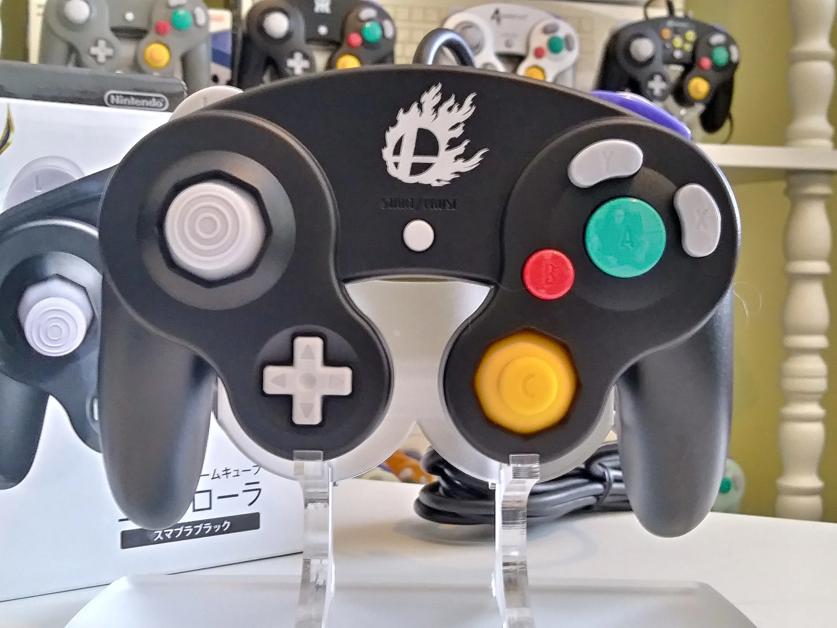  Nintendo GameCube Super Smash Bros. Black Controller [NA]