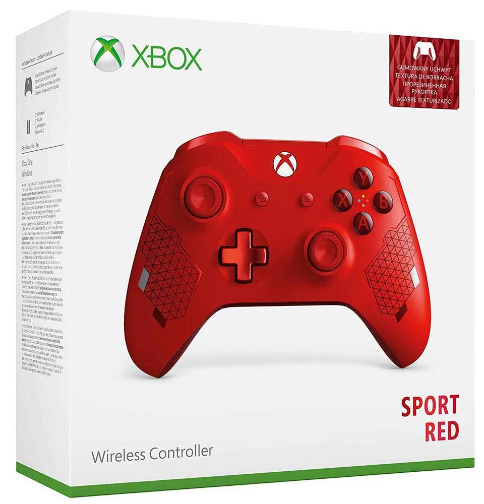  Microsoft Xbox One S Sport Red Controller