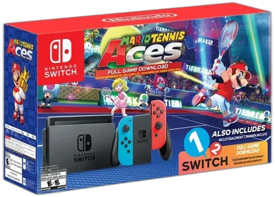 Nintendo Switch Mario Tennis Aces Bundle
