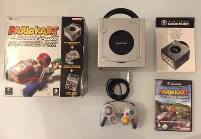 Nintendo GameCube Mario Kart Double Dash Silver Bundle [EU]