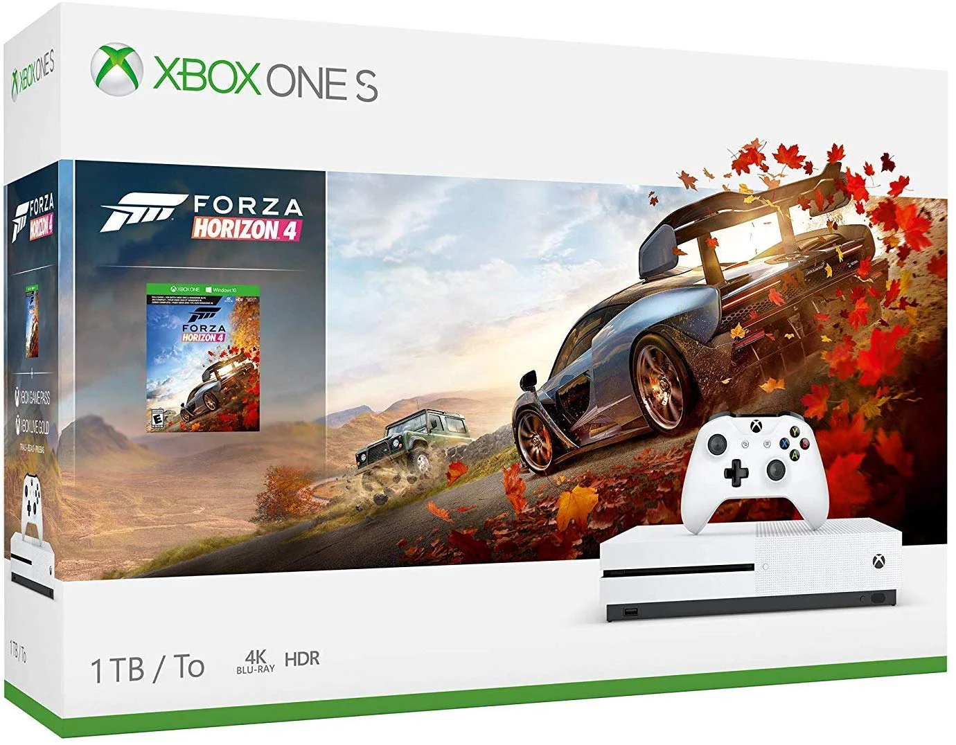  Microsoft Xbox One S Forza Horizon 4 Bundle [NA]