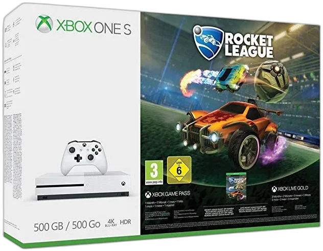  Microsoft Xbox One S Rocket League Bundle