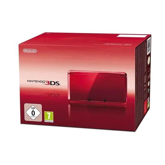  Nintendo 3DS Metallic Red Console [EU]
