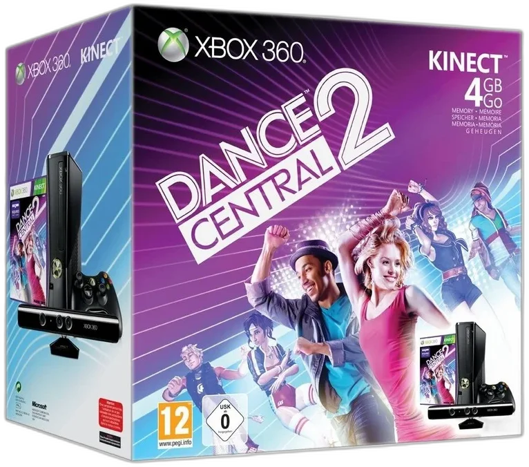  Microsoft Xbox 360 Dance Central 2 Bundle