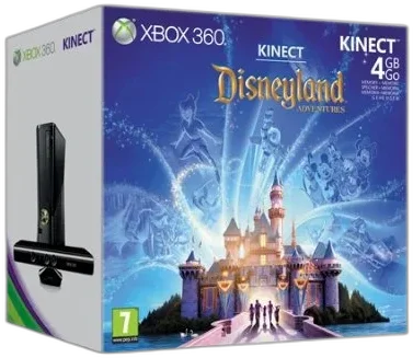  Xbox 360 Kinect Disneyland Adventures Bundle