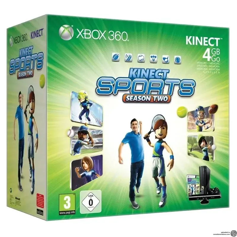 Consolevariations - Microsoft Xbox 360 Kinect Sports Season Two