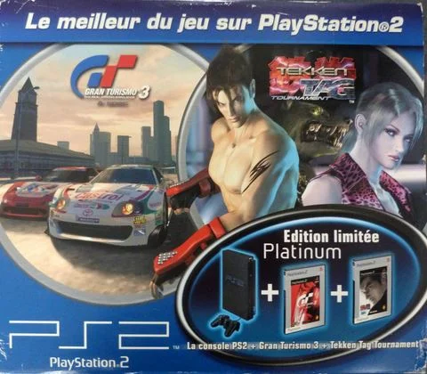  Sony PlayStation 2 Gran turismo 3 + Tekken Tag Bundle