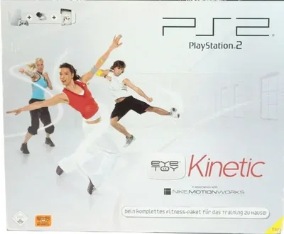 Sony PlayStation 2 Slim Eye Toy Kinetic Silver Bundle