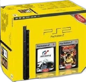  Sony PlayStation 2 Slim Gran Turismo 4 + Tekken Bundle