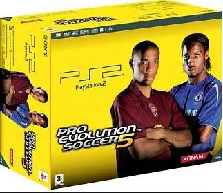  Sony PlayStation 2 Slim Pro Evolution Soccer 5 Bundle