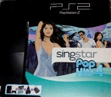  Sony PlayStation 2 Slim Singstar Pop Hits 4 Bundle