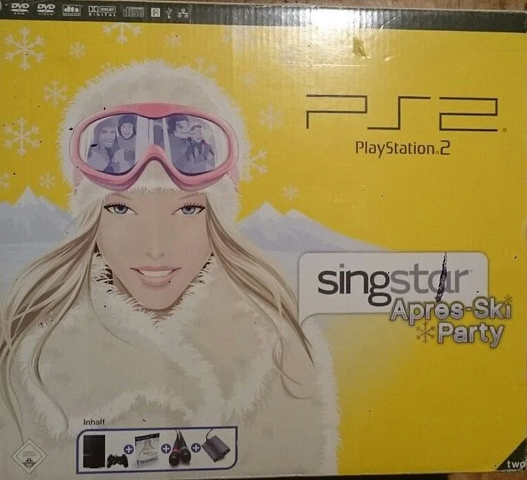  Sony PlayStation 2 Slim Apres Ski Party Bundle