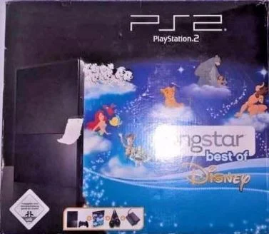  Sony PlayStation 2 Slim Singstar Best of Disney Bundle