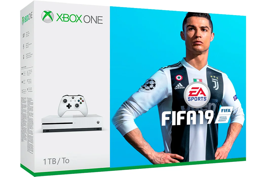  Microsoft Xbox One S Fifa 19 1TB Bundle