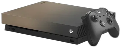 Microsoft Xbox One X Gold Rush Console