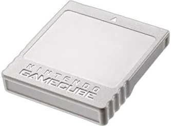  Nintendo Gamecube White 1019 Memory Card