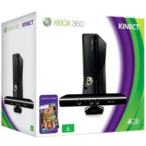  Microsoft Xbox 360 Kinect Adventures Bundle