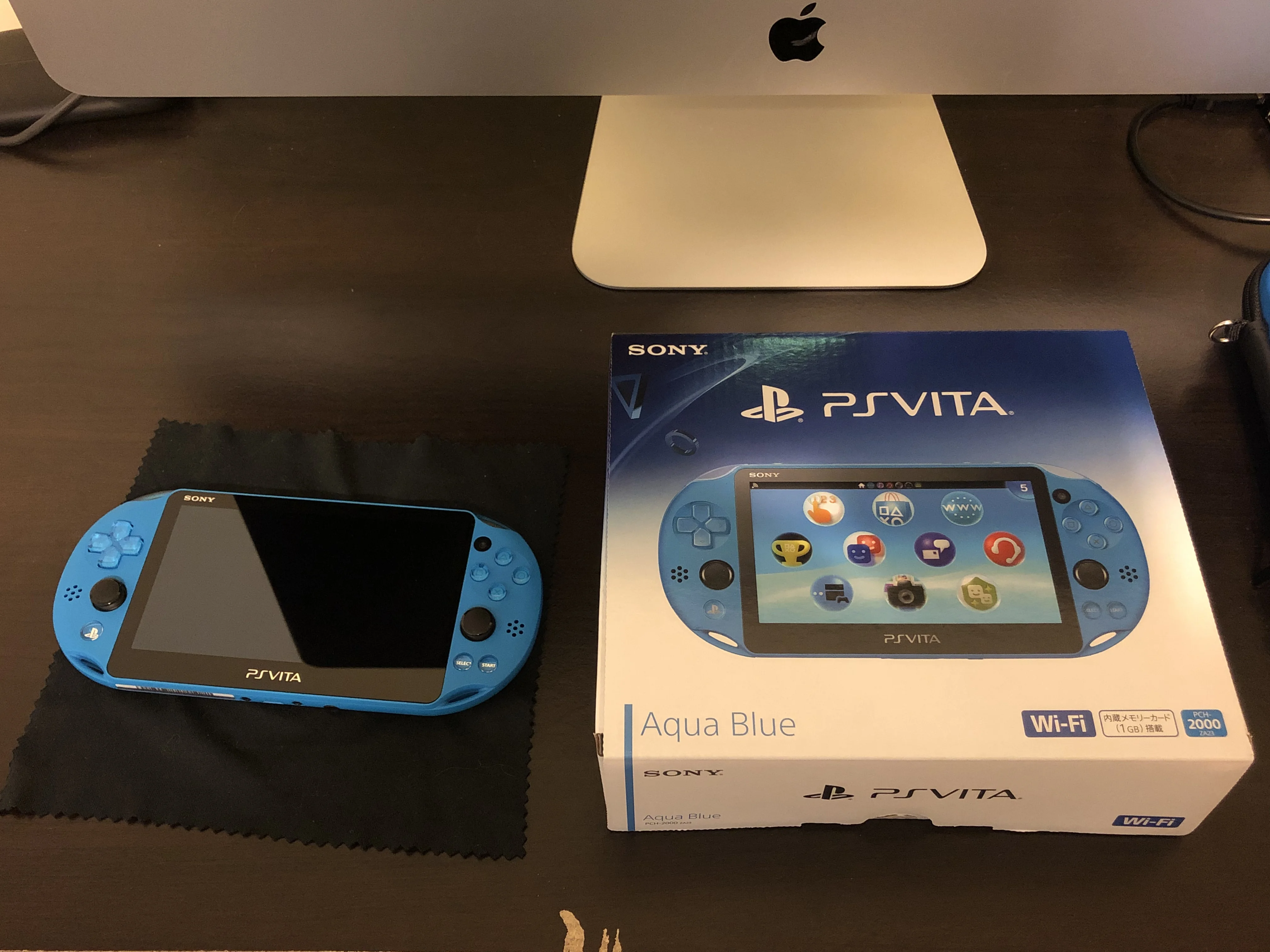  Sony PS Vita Slim Aqua Blue Console