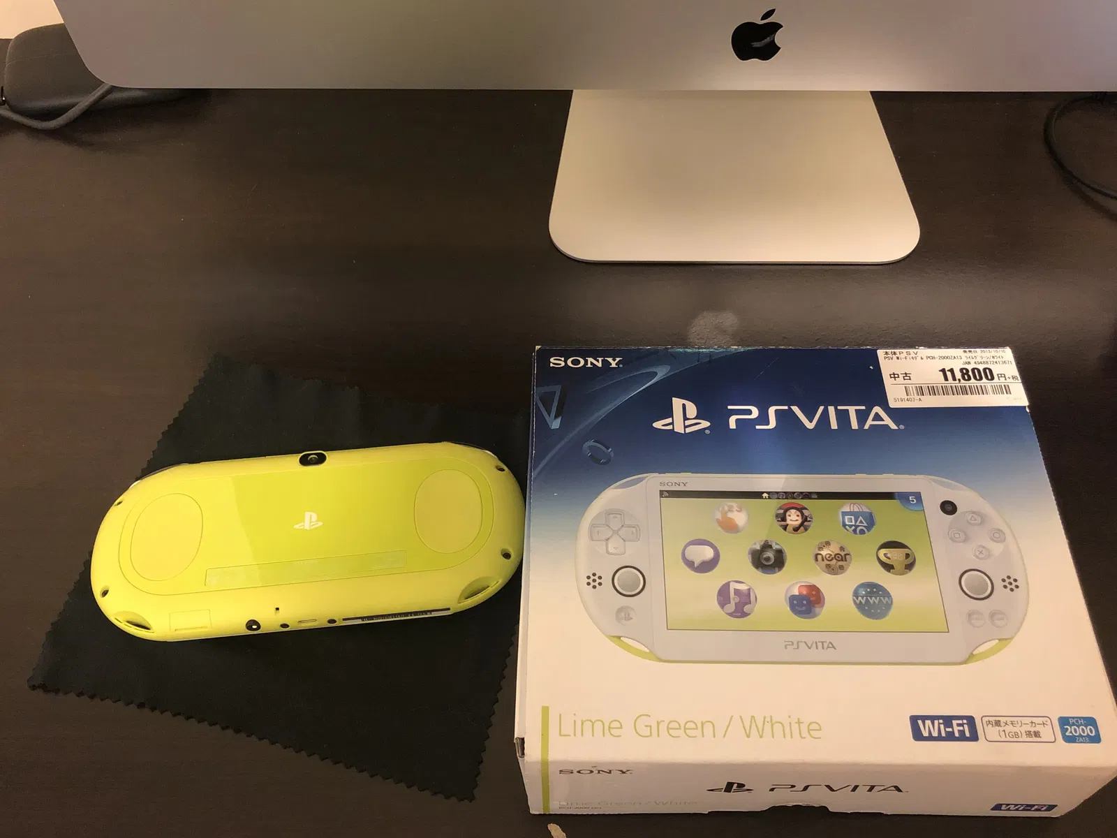 Sony PS Vita Slim Lime Green White Console Consolevariations