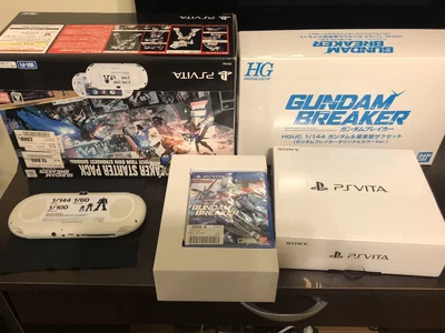 Sony PS Vita Slim Gundam Breaker Starter Pack Console