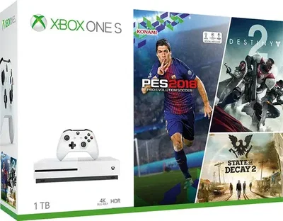 Microsoft Xbox One S Pes 2018 + Destiny 2 + Stage of Decay 2 Bundle