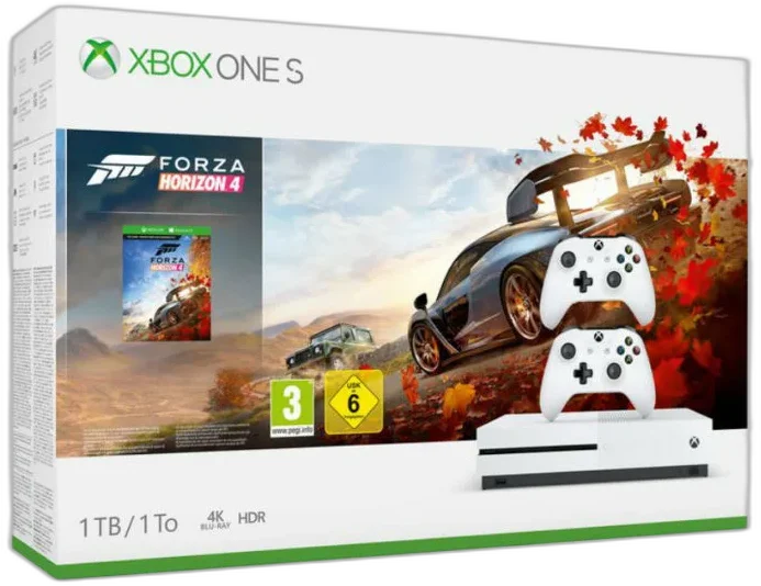  Microsoft Xbox One S Forza Horizon 4 Bundle