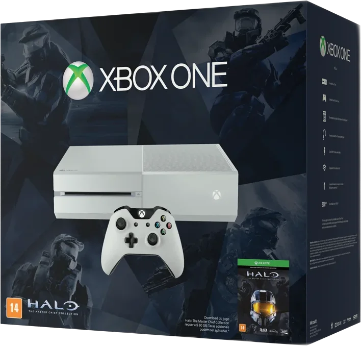  Microsoft Xbox One Halo Master Chief White Collection