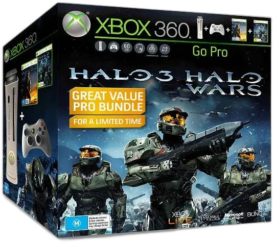  Microsoft Xbox 360 Halo 3 Halo Wars Bundle