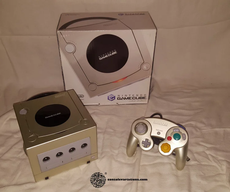  Nintendo GameCube Starlight Gold Console
