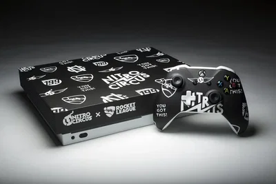 Microsoft Xbox One X Nitro Circus Rocket League Console