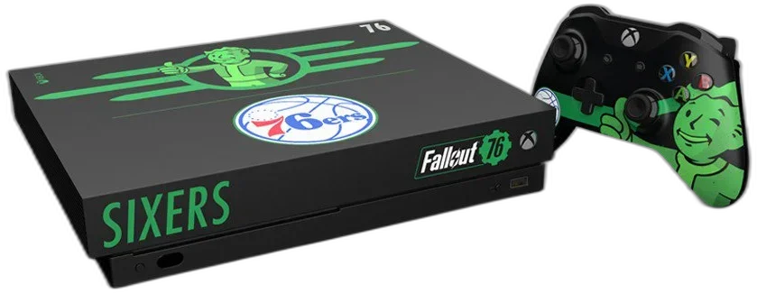  Microsoft Xbox One X Fallout 76 Radioactive Console