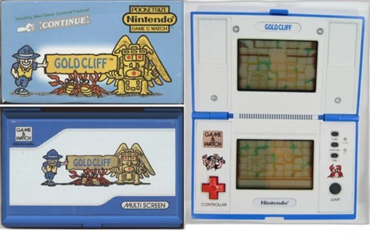  Nintendo Game &amp; Watch Gold Cliff