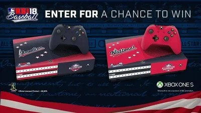 Microsoft Xbox One S MLB RBI Baseball All Star Game 2018 Console