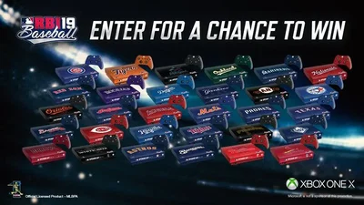 Microsoft Xbox One X MLB Rbi baseball 2019 Opening Day Console