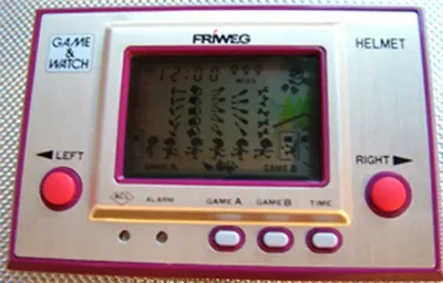 Nintendo Game & Watch Helmet Friweg