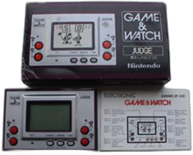  Nintendo Game &amp; Watch Judge Purple