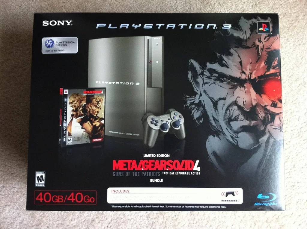 Consolevariations - Sony PlayStation 3 Metal Gear Solid 4 Grey Bundle |  Consolevariations