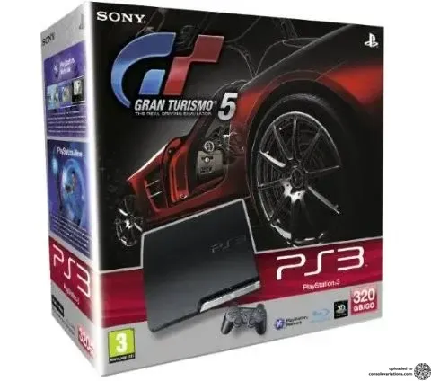 SONY PlayStation３CECH-3000B GT5&GT5P付 Consolevariations - Sony PlayStation 3 Slim Gran Turismo 5 Bundle