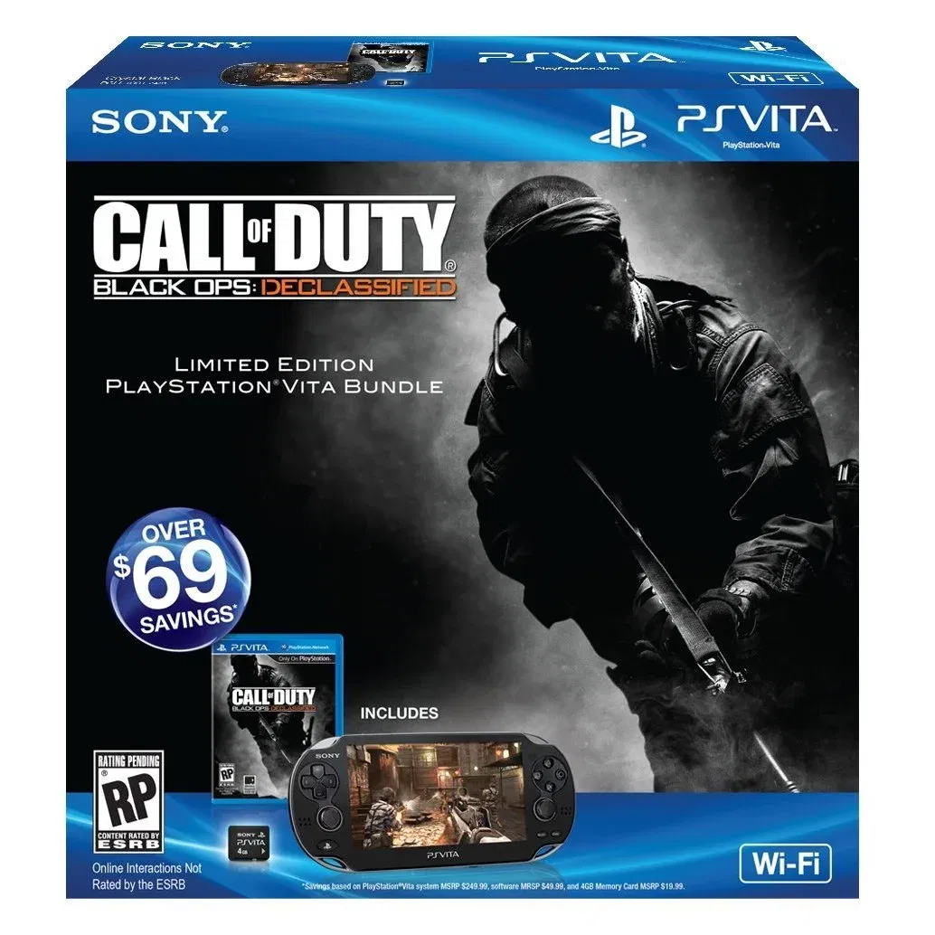 SONY PlayStationVITA 本体  CODソフトセット Sony PS Vita Call Of Duty Black Ops 69 Bundle